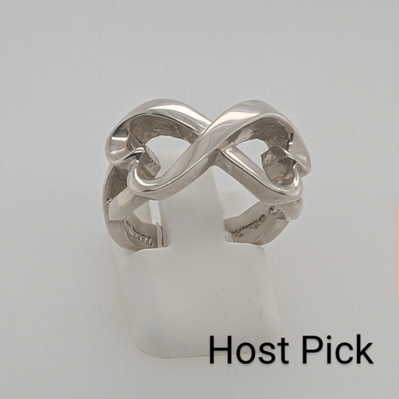 Jewelry - HOST PICK! Tiffany & Co. Sterling Silver Paloma Picasso Double Heart Ring